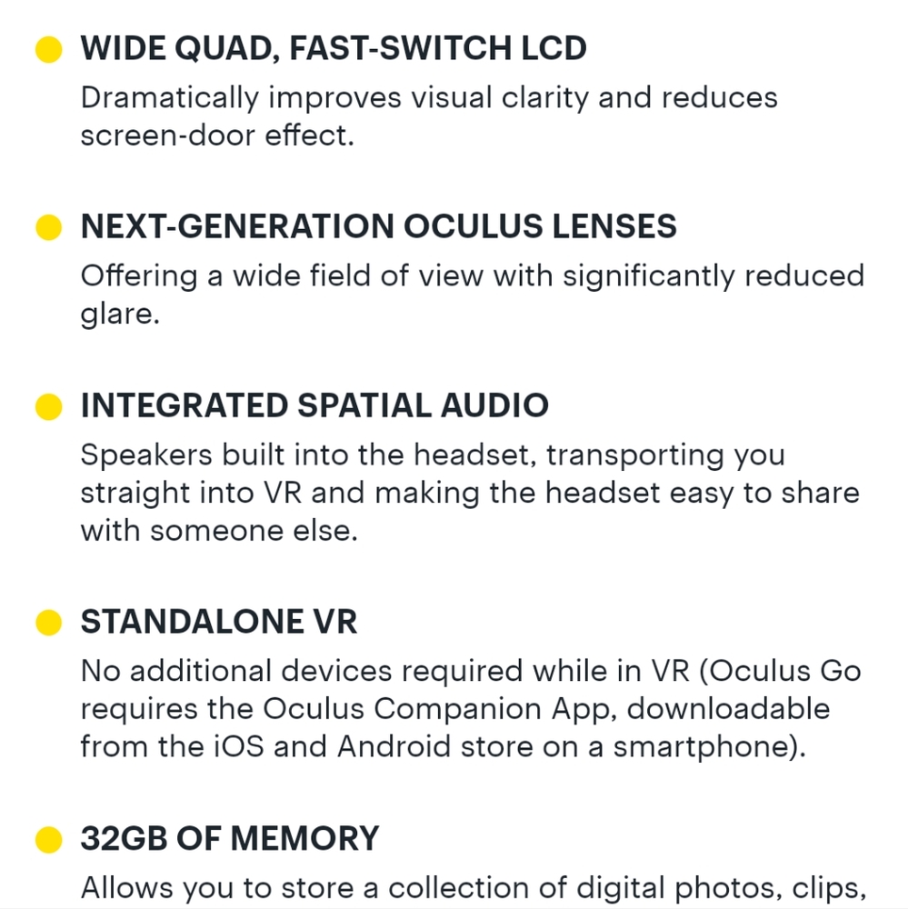 Oculus Go VR headset + case 32gb - Picture 15 of 16